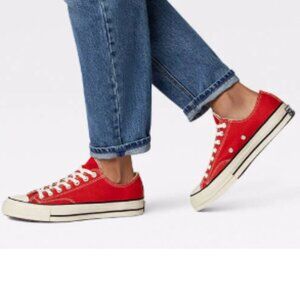 EUC CTAS Converse Red Raspberry vintage old school 132298F (8M - 10W) KICKS